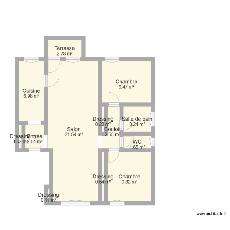 GILARDOT. Plan de 0 pièce et 0 m2