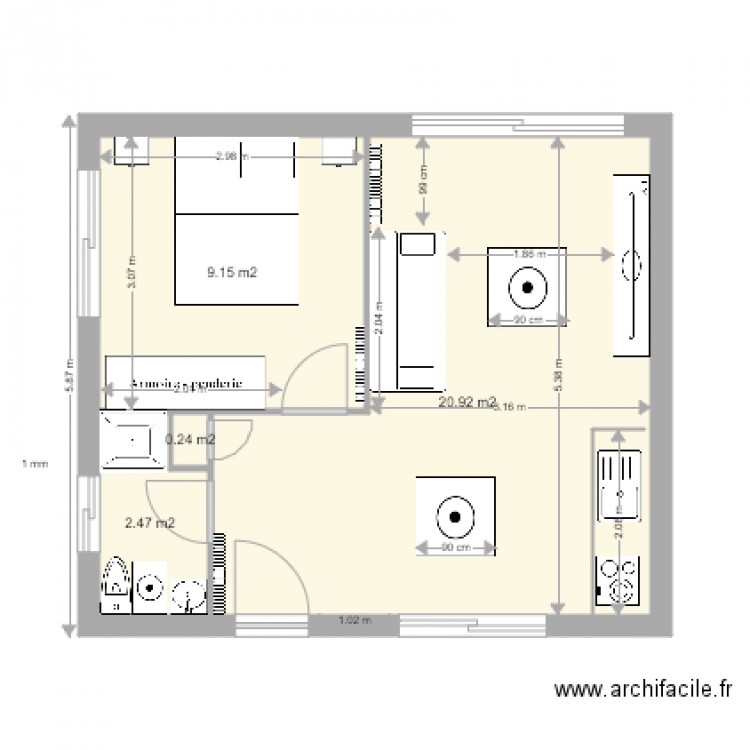 BEAULIEU. Plan de 0 pièce et 0 m2