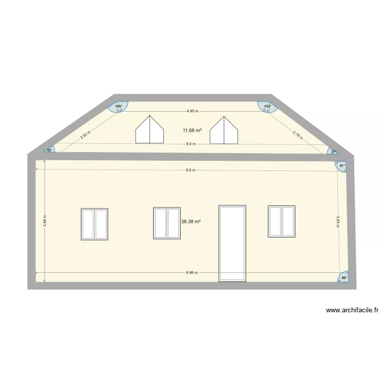 Façade. Plan de Façade. Plan de