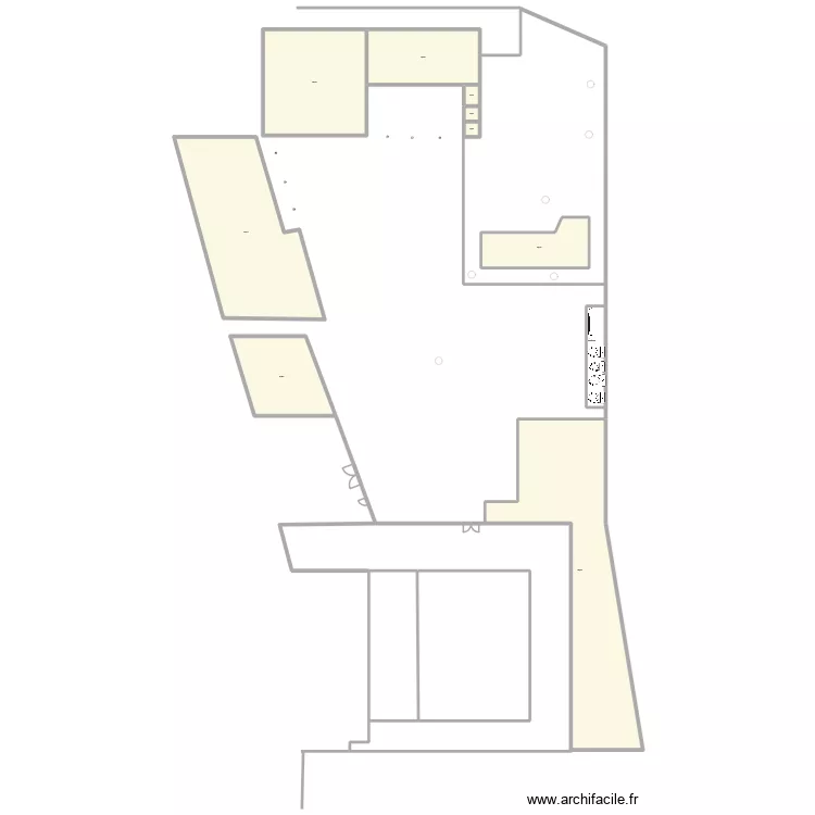 Espaces de Loisirs. Plan de 9  et 1224 m²