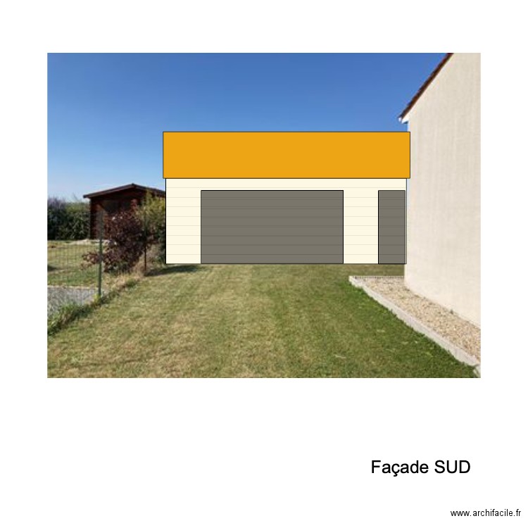 facade . Plan de 0 pièce et 0 m2