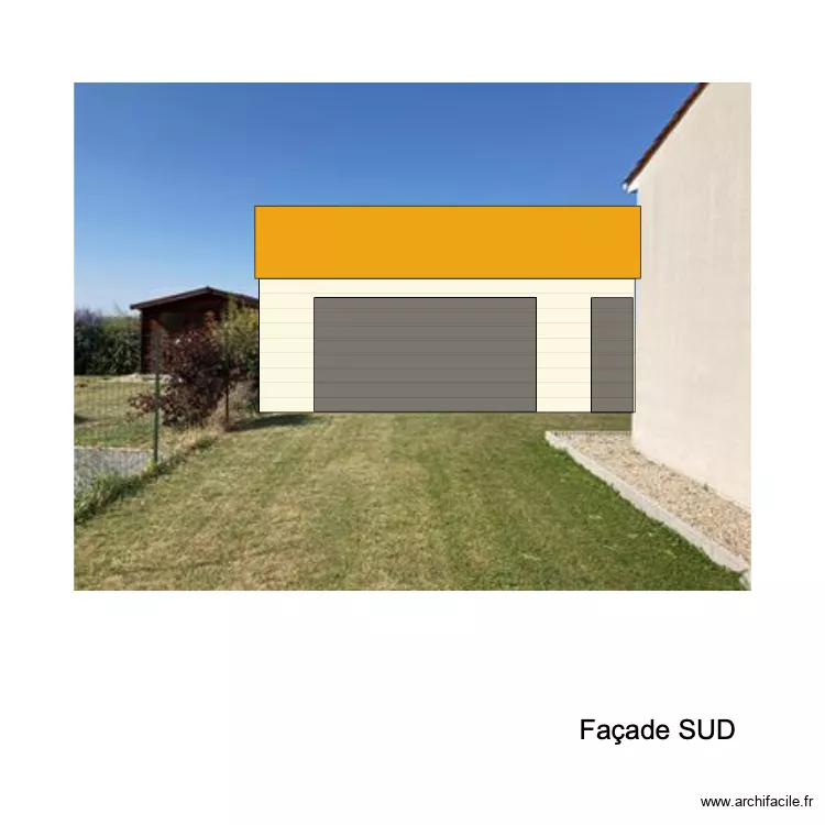 facade . Plan de 