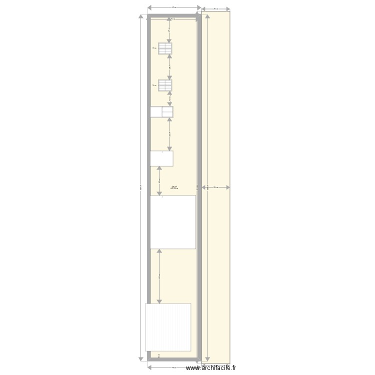plan facade devant 1. Plan de 0 pièce et 0 m2