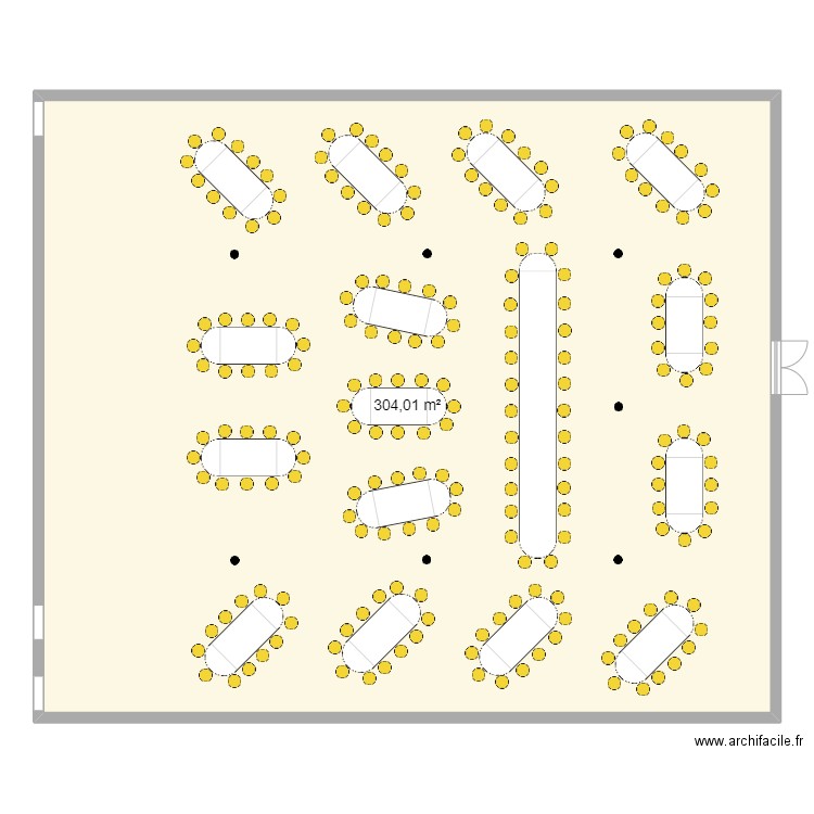 Salle Orangerie. Plan de 0 pièce et 0 m2