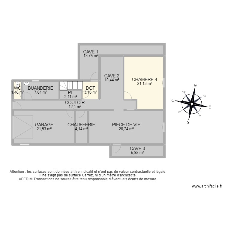 bi 10004 -. Plan de 28 pièces et 310 m2