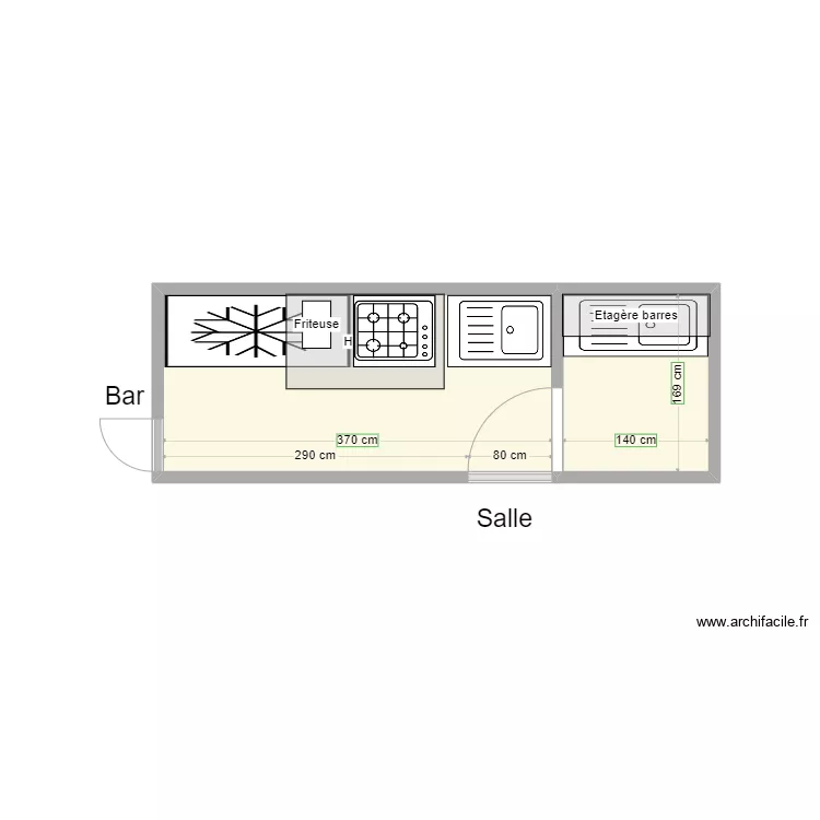 Le California. Plan de 