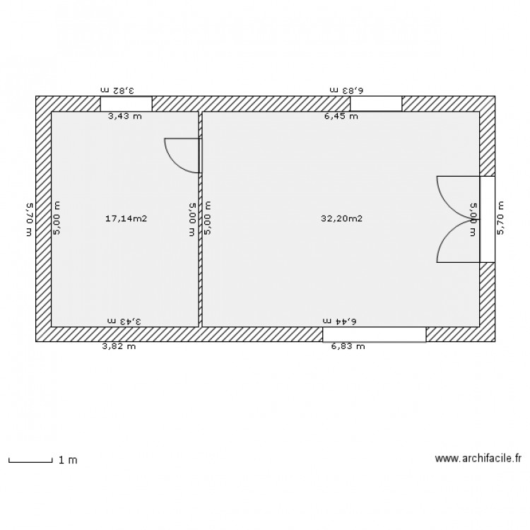 Extension-RdC. Plan de 0 pièce et 0 m2