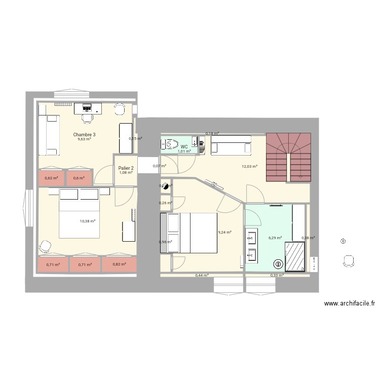 Etage 28 mai 2021. Plan de 0 pièce et 0 m2