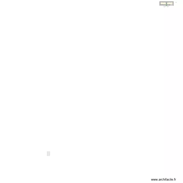 R1 Salledeau Existant. Plan de 