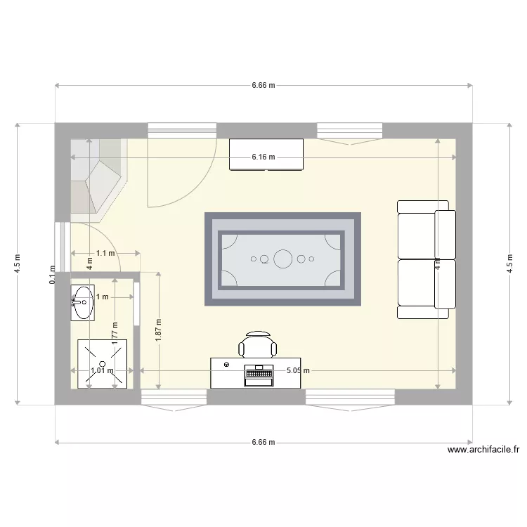 bureau st crepin. Plan de 