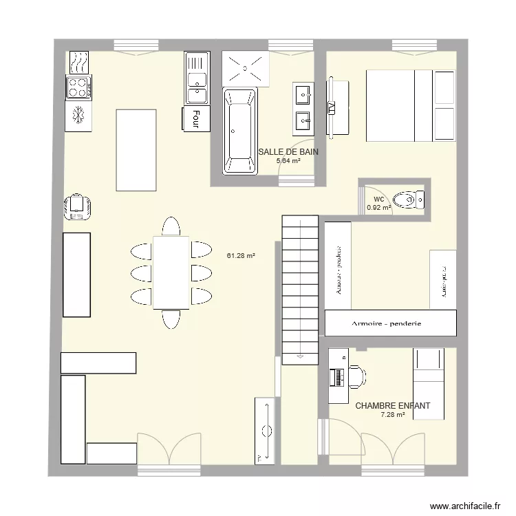 maison 2. Plan de 