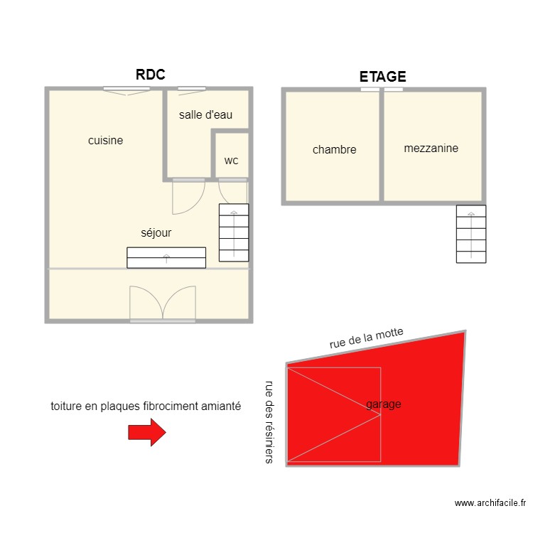 faucon. Plan de 0 pièce et 0 m2