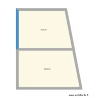 Division pi&egrave;ce mur oblique