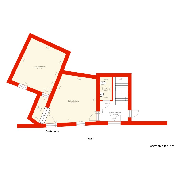 Projet PH. Plan de 0 pièce et 0 m2