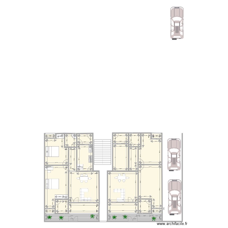 blegduplex3. Plan de 0 pièce et 0 m2