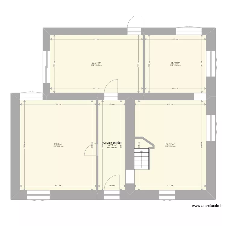 Maison. Plan de 