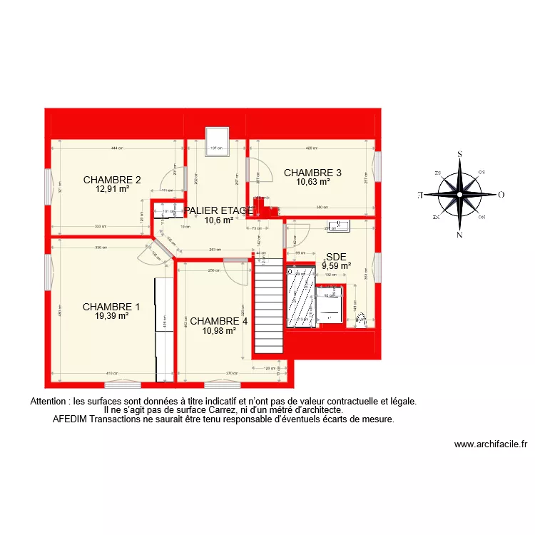 BI 7212 ETAGE. Plan de 