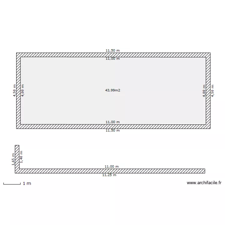 coupe piscine. Plan de coupe piscine. Plan de