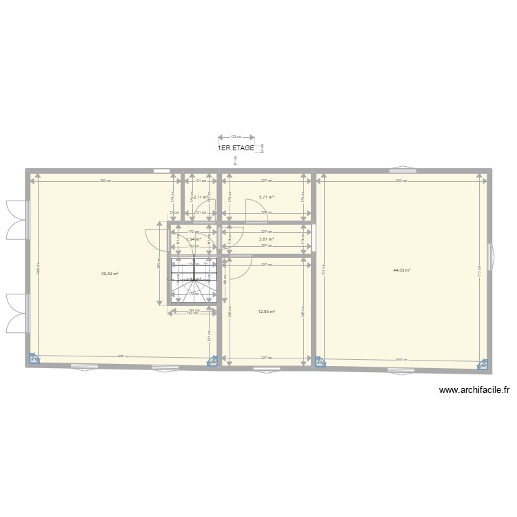 1ERVETAGE. Plan de 0 pièce et 0 m2