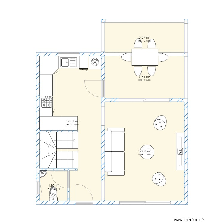 nouveau plan avec étage. Plan de 0 pièce et 0 m2