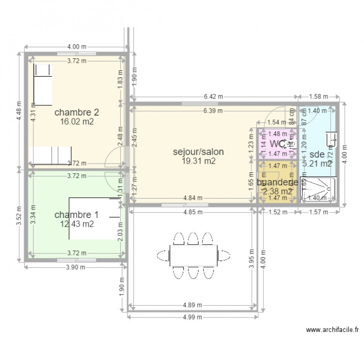 CORLER. Plan de 0 pièce et 0 m2