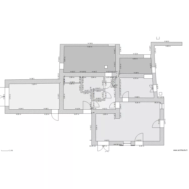 La Gaudiniere . Plan de 