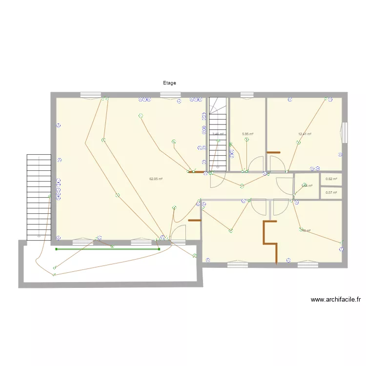 Tremillon Etage. Plan de 
