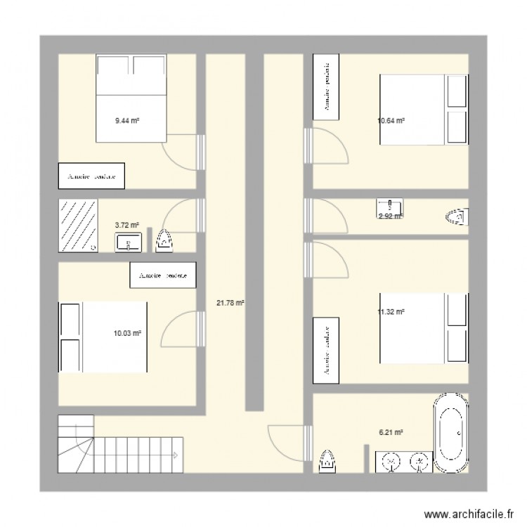 chez marianne etage. Plan de 0 pièce et 0 m2