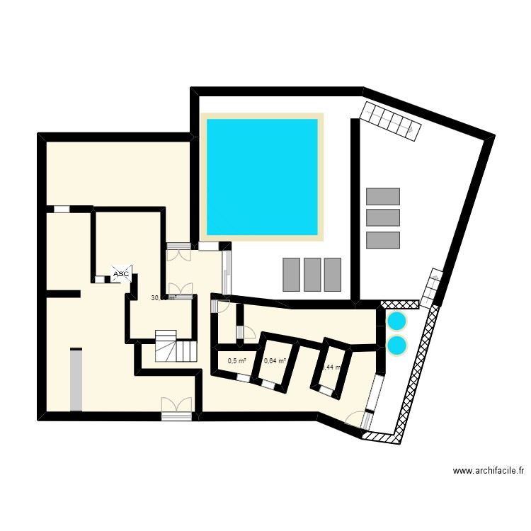 plan deep. Plan de 0 pièce et 0 m2