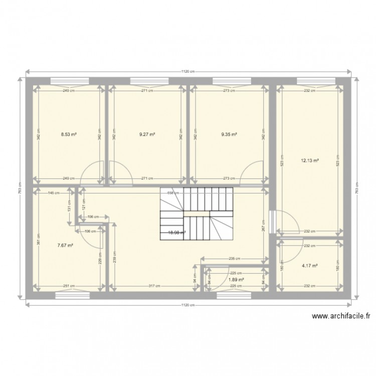 1ER ETAGE 2. Plan de 0 pièce et 0 m2