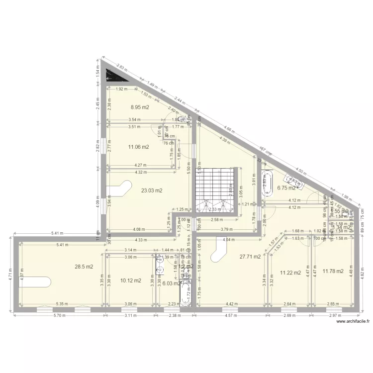 issy MX CEL2 1er 3 appt. Plan de 