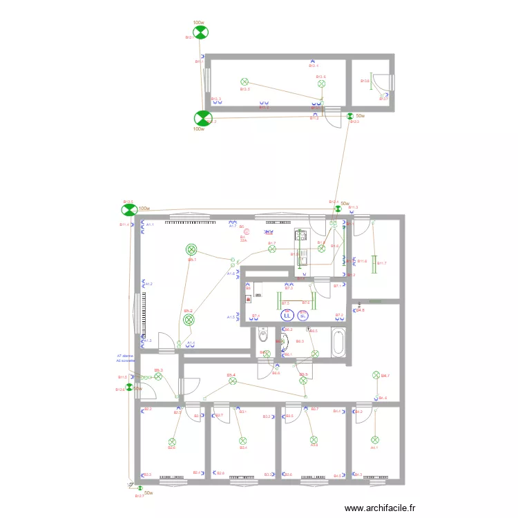 implantation electricte 22 10. Plan de 
