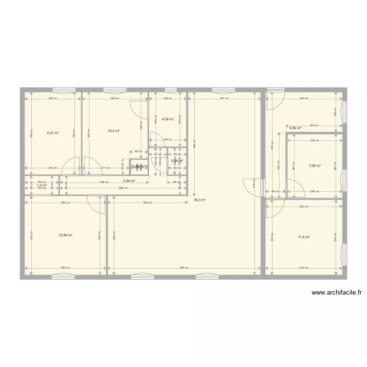 maison Eyguieres 3. Plan de 