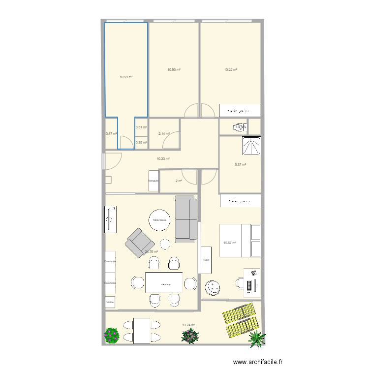 Sceaux Curie 1. Plan de 0 pièce et 0 m2