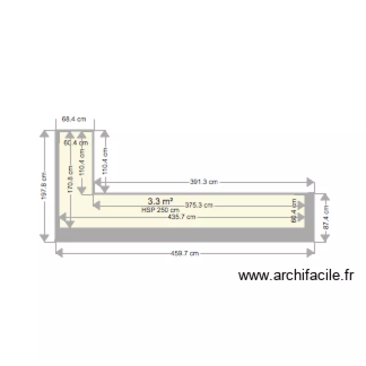 cuisine 4020. Plan de 