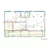 PLAN ARCHITECTURAL D'&Eacute;LECTRICIT&Eacute; D'UN REZ DE CHAUSSEE 1