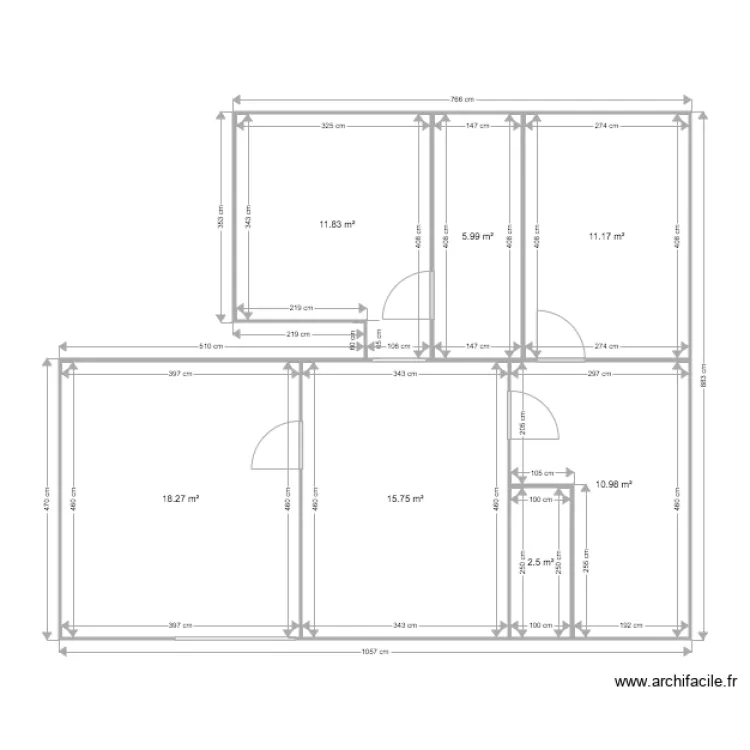 Vannes  RDC. Plan de 