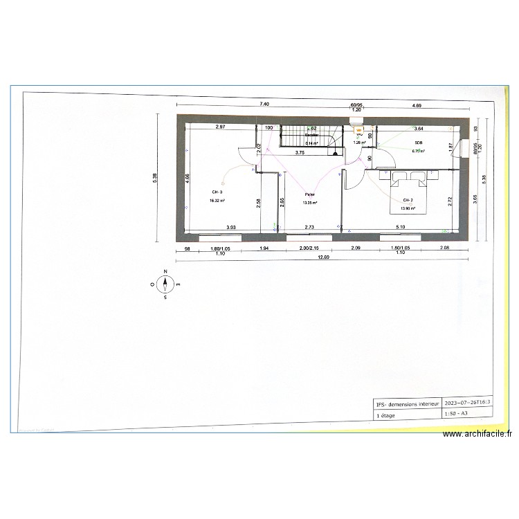 JDK IFS étage 2. Plan de 0 pièce et 0 m2