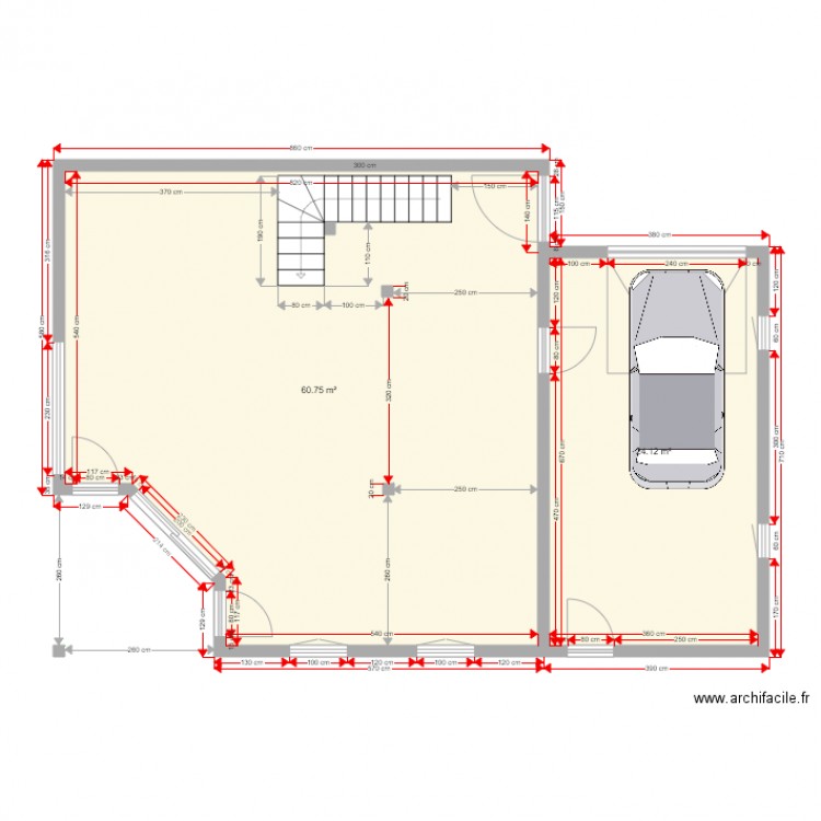 RDC maçonnerie def. Plan de 0 pièce et 0 m2