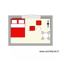 Studio de 11m2pi&egrave;ce &agrave; vivre hors cuisine