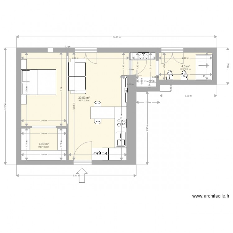  a 17 BENEDETTO MARCELLO. Plan de 0 pièce et 0 m2