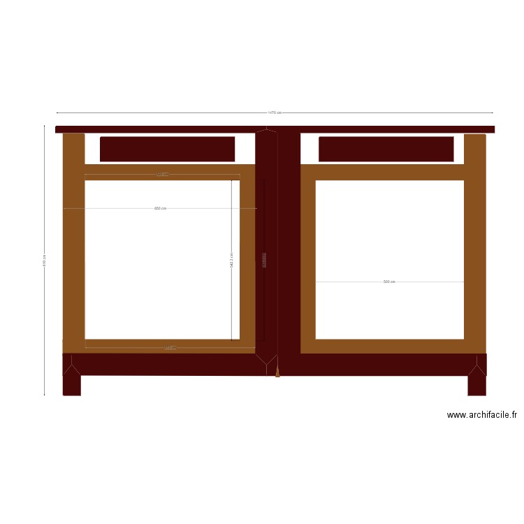 meuble1. Plan de 0 pièce et 0 m2