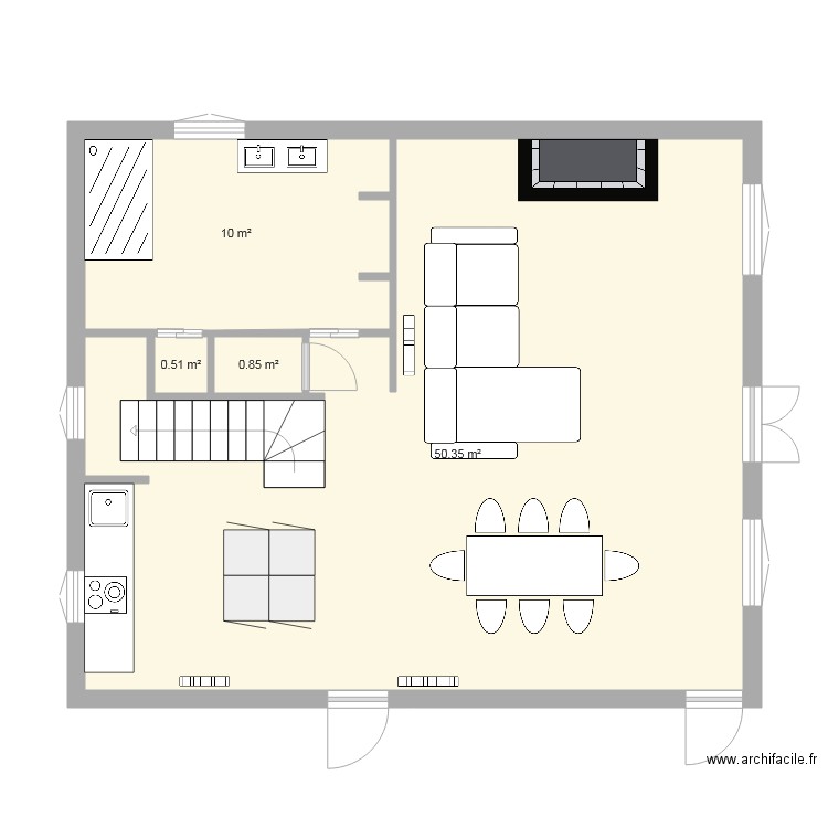 Habitation RDC  20200111. Plan de 0 pièce et 0 m2