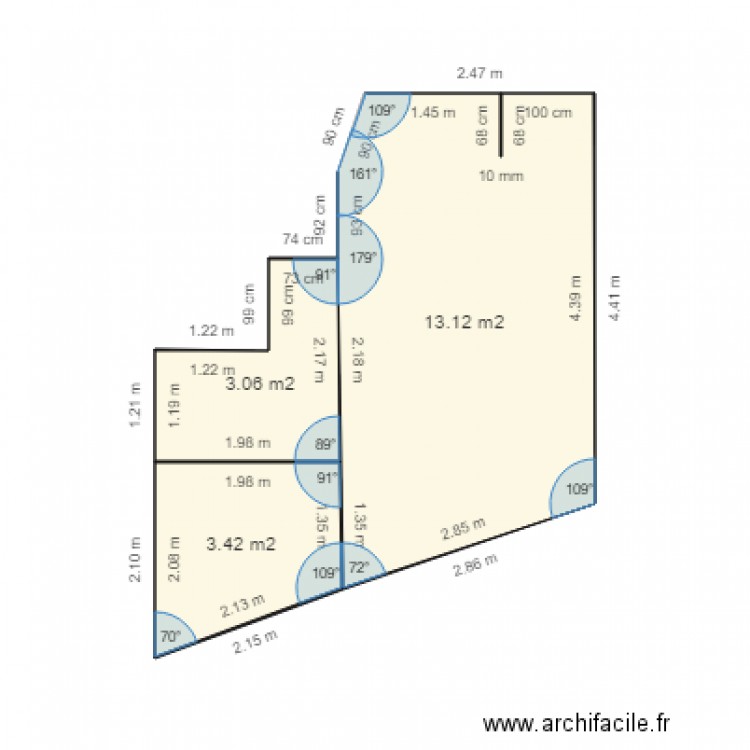 amrouche. Plan de 0 pièce et 0 m2