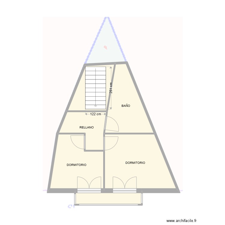 IÑAKI P2. Plan de 6 pièces et 39 m2