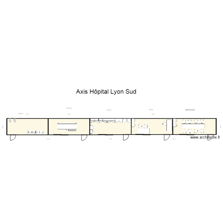 AXIS HOPITAL LYON SUD . Plan de 0 pièce et 0 m2