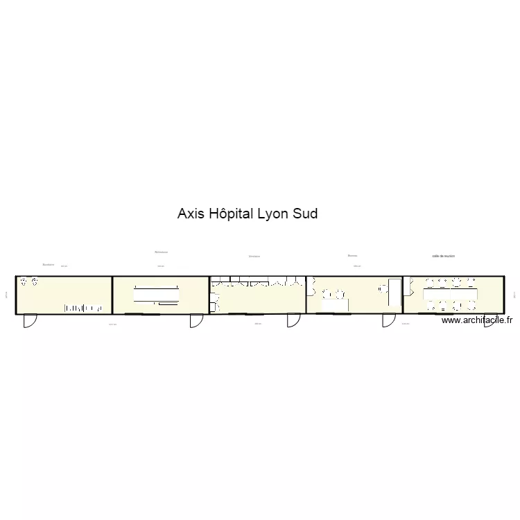 AXIS HOPITAL LYON SUD . Plan de 