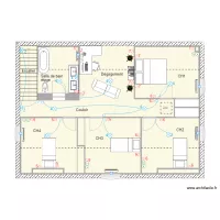 Plan implantation Olga &eacute;tage 2019 2