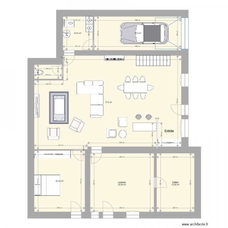 CARMIEN TREPOT projet bis. Plan de 0 pièce et 0 m2