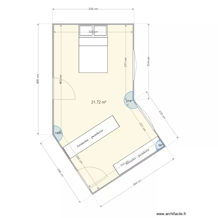Chambre Rémi. Plan de Chambre Rémi. Plan de